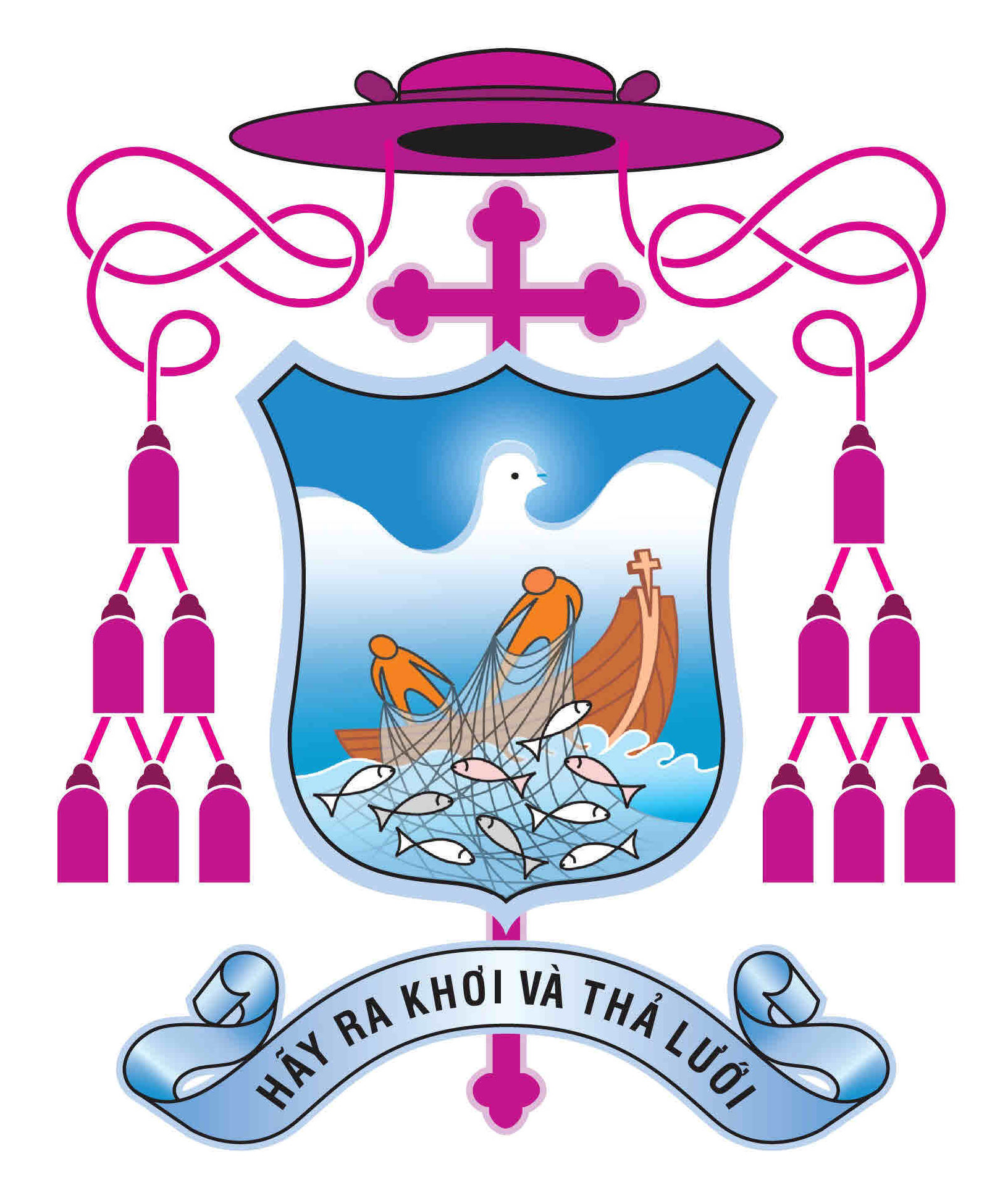 Huy hiệu của Phêrô Huỳnh Văn Hai